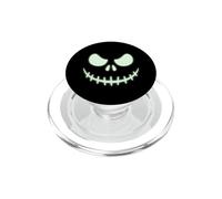Skeleton Smile Face - Cool Spooky Funny Scary Halloween PopSockets PopGrip for MagSafe