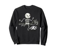 Skeleton Soccer Halloween Sport Player Costume Sweatshirt