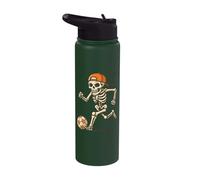Skeleton Soccer Halloween Stainless Steel Insulated Water Bottle