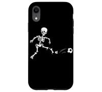 Skeleton Soccer Player Spooky Trick Or Treat Halloween Case for iPhone XR