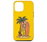Skeleton Surfer Surfing Vintage Style Funny Halloween Case for iPhone 12 Pro Max