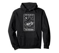 Skeleton Tarot The Dreamer Living Dead Life design Pullover Hoodie