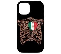 Skeleton Torso Mexican Heart Mexico Flag Long Live Case for iPhone 12/12 Pro