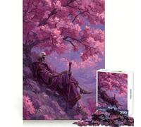 Skeleton Under Cherry Blossom Tree 1000 Piece Jigsaw Puzzles for Teenagers Jigsaw Solid Logic Toy Calm Fun Precision Cut Santa Wish Item 38x26cm