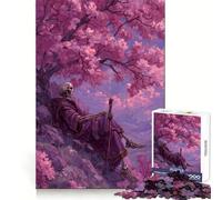 Skeleton Under Cherry Blossom Tree 1000 Piece Jigsaws for Adults Puzzle Mental Logic Toy Stress Free Firm Cut Amazing Present 38x52cm