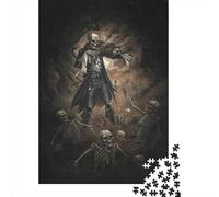 Skeleton Violinist Jigsaw Puzzles for Adults Interesting Puzzles 1000 Jigsaws Brain Challenge for Adults Gifts 70x50cm/1000pcs