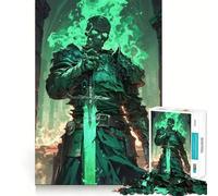 Skeleton Warrior 1000 Piece Jigsaw Puzzle for Teenagers Mind Game Toy Stress Release Neat Cut Artistic Gift 50x75cm