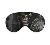 Skeleton Warrior Ancient Sword Sleep Mask Eye Cover for Sleeping Men Women Light Blocking Travel Blindfold
