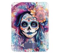 Skeleton Wearing A Hat Flower Dieting small scale for food 11lb/0.18oz, 5kg/5g coffee gram scale with 4 unit for Espresso Keto Baking (Batteries not Included)