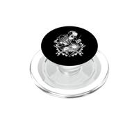 Skeleton Welder Graphic with Gear, Wrenches and Metal Sparks PopSockets PopGrip for MagSafe