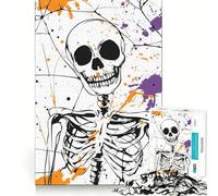 Skeleton Wi Puzzles for Adults 1000 Pieces Strengthen Memory Stress Relief Smooth Edge Heartfelt Gift 50x75cm