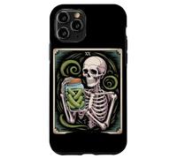Skeleton With Pickle Jar Tarot XX Arcana Humor Case for iPhone 11 Pro