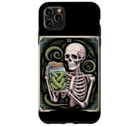 Skeleton With Pickle Jar Tarot XX Arcana Humor Case for iPhone 11 Pro Max