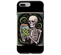 Skeleton With Pickle Jar Tarot XX Arcana Humor Case for iPhone 7 Plus/8 Plus