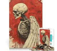 Skeleton With Wings 1000 Pieces Jigsaw Puzzles for Teenagers Logic Ability Toy Light Relax Accurate Cut Classic Gift 38x52cm