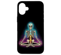 Skeleton Yoga - Chakra Meditation Pose Case for iPhone 16 Plus