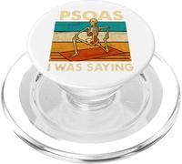 Skeleton yoga pun for anatomy fans PopSockets PopGrip for MagSafe