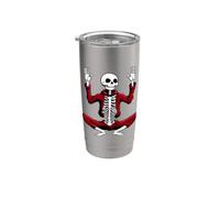 Skeleton Yogi Stainless Steel Insulated Tumbler