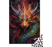 Skeletons And Dragons Puzzle Rectangular Paper Board 100 Percent Recycled Cardboard Jigsaw Puzzle for Adult Children 1000pcs (38x26cm)