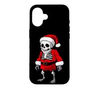 Skeletons Christmas/Santa Claus Skeleton Case for iPhone 16