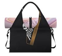 Skeletons Coffin Sports Duffel Bag for Women Men Skeletons Skull Weekend Overnight Bag with Shoe Compartment Shoulder Tote Luggage Bag for Yoga Gym Travel