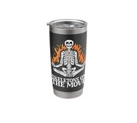 Skeletons on The Move Meditating Skeleton Stainless Steel Insulated Tumbler