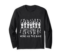 Skeletons We Are All The Same Inclusion Equality Diversity Long Sleeve T-Shirt