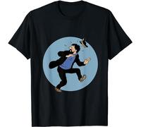 Skeletor Captain Haddock - Tin-Tin Adventure T-Shirt-XL Black