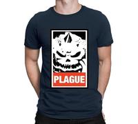 Skeletor Plague Lord Nurgle Tshirts Hiphop Character Spring Autumn Leisure Men's Tshirt Nice Solid Color 100% Famous-Black(Medium)