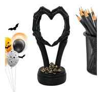 Skelett Herz Hände Statue | Liebe Ornament Handgeste Figur | Harz Skulptur Dekoration Für Hochzeit Büro Wohnzimmer Küche Tisch Tresen Für Paare Und Freunde