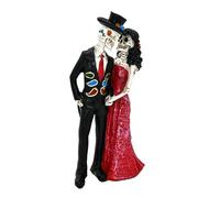 Skelettfigur - Skulptur Gothic Resin Skulls | Skelettbraut Und Bräutigamharz Skulptur Für Urlaub Garten Gartenpond Yard Home Tischregal