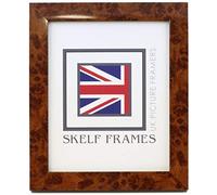 Skelf Frames 9 x 6 Inches Picture Photo Frame in Walnut with Glass Hand made in Yorkshire (Multiple Sizes)