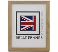 Skelf Frames Light Oak Veneer Wood Range (20mm Wood, 16 x 14 Inches)