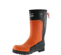 Skellerup Euro Forester Chainsaw Safety Boots Size=8 Orange Black