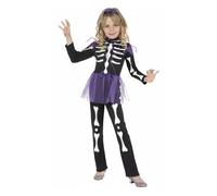 Skellie Punk Girl Child Costume Medium