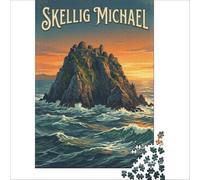 Skellig Michael 1000 piece jigsaw puzzles- | meaningful gift for mum to enjoy a peaceful relaxing afternoon with a cup of tea and some quiet time50x75cm