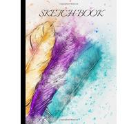 Sketch Book: Beautiful Watercolour Design Sketch Pad 100 pages blank paper