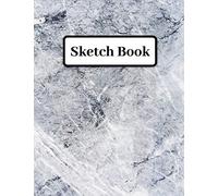Sketch Book: Blank Sketch Pad | Art and Drawing Paper Notebook | Black White Marble