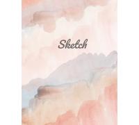 Sketch Book:: Blank White Paper A4 Notebook for Drawing, Writing, Sketching or Painting, 120 Pages, 8.5x11 (Abstract Pastel Cover)