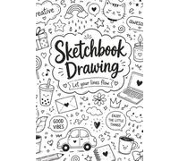 Sketch Book for Drawing: Sketch Book for Drawing | Create Imagine Inspire Repeat | 6x9 Inches, 110 pages