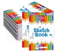 Sketch Book for Kids 24 Pack, 40 Sheets Each, A4 8.3 x 11.7 in, Spiral Bound Drawing Pad Bulk for Classroom School Supplies, Art Sketch Pad for Boys Girls 3+ Party Favors Birthday Gifts