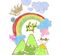 Sketch Book For Kids: A4 size drawing notebook 100 pages of blank white sheets and lined "one by one with a" beautiful cover | Large A4 drawing book for children