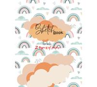 Sketch Book For Kids: A4 size drawing notebook 100 pages of blank white sheets and lined "one by one with a" beautiful cover | Large A4 drawing book for children