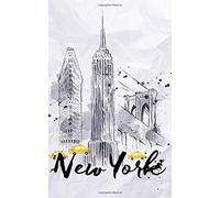 Sketch Book New York: Handsome Blank Travel Journal | Compact Size 5''x8'' | Perfect Gift for Birthdays, Holidays, an Upcoming Trip, and More