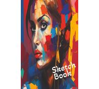Sketch Book: Notebook for Drawing, Writing, Painting, Sketching and Doodling | 110 Pages, 5.5" x 8.5", Premium Portrait Abstract Cover (Vol. 2)