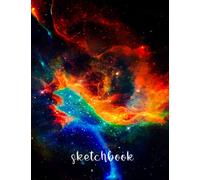 Sketch Book: Space Sketch Book for Kids Teens & Adults for Practice Drawing and Doodling ,8.5 x 11,Large Notebook for Sketching,120 page