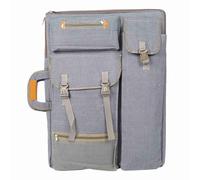 Sketch Carry Backpack Art Portfolio Bag Artist Carrying Storage Bag Canvas Shoulder Bag for Artwork Sketch Drawing (Grey)
