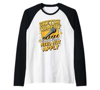 Sketch Comedy Serious People Need Not Apply Comedian Raglan Baseball Tee