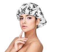 Sketch Cool Goat Skull Silk Bonnet for Sleeping Women Men - Adjust Satin Bonnet for Sleeping, Soft Comfrt Hair Bonnet for Sleeping