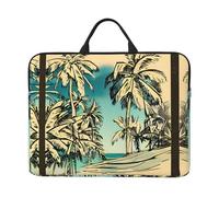 Sketch Hawaii Print Laptop Carrying Case, Laptop Sleeve Case, Computer Bag, Traveling Computer Cover For 14 Inch